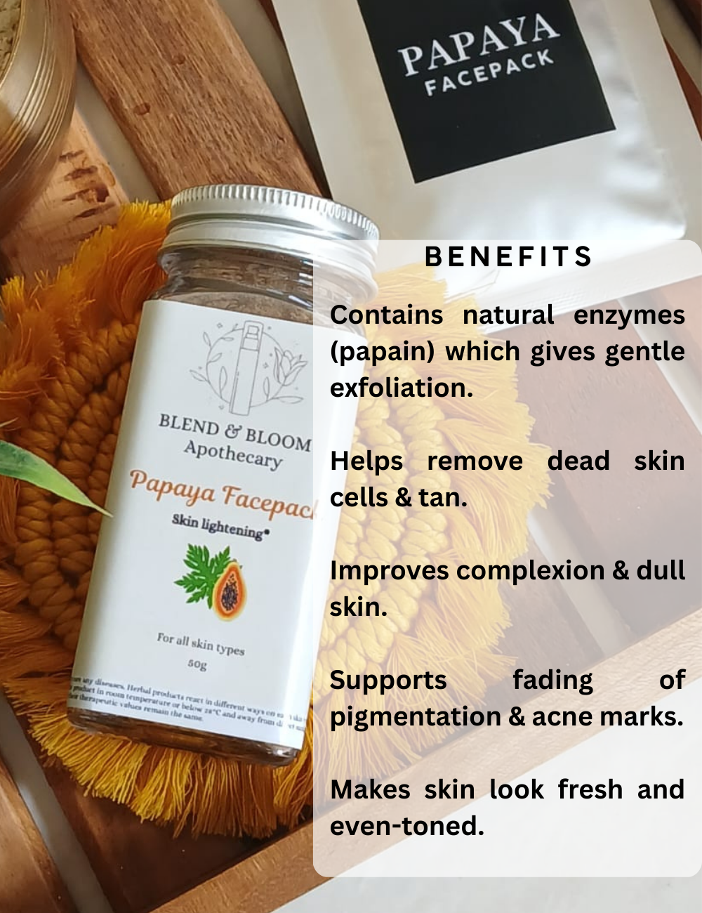 Papaya - Skin Lightening Facepack