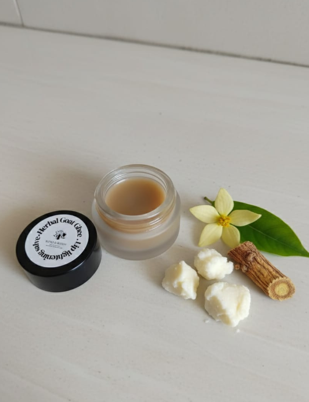 Herbal Goat Ghee Lip Lightening Salve