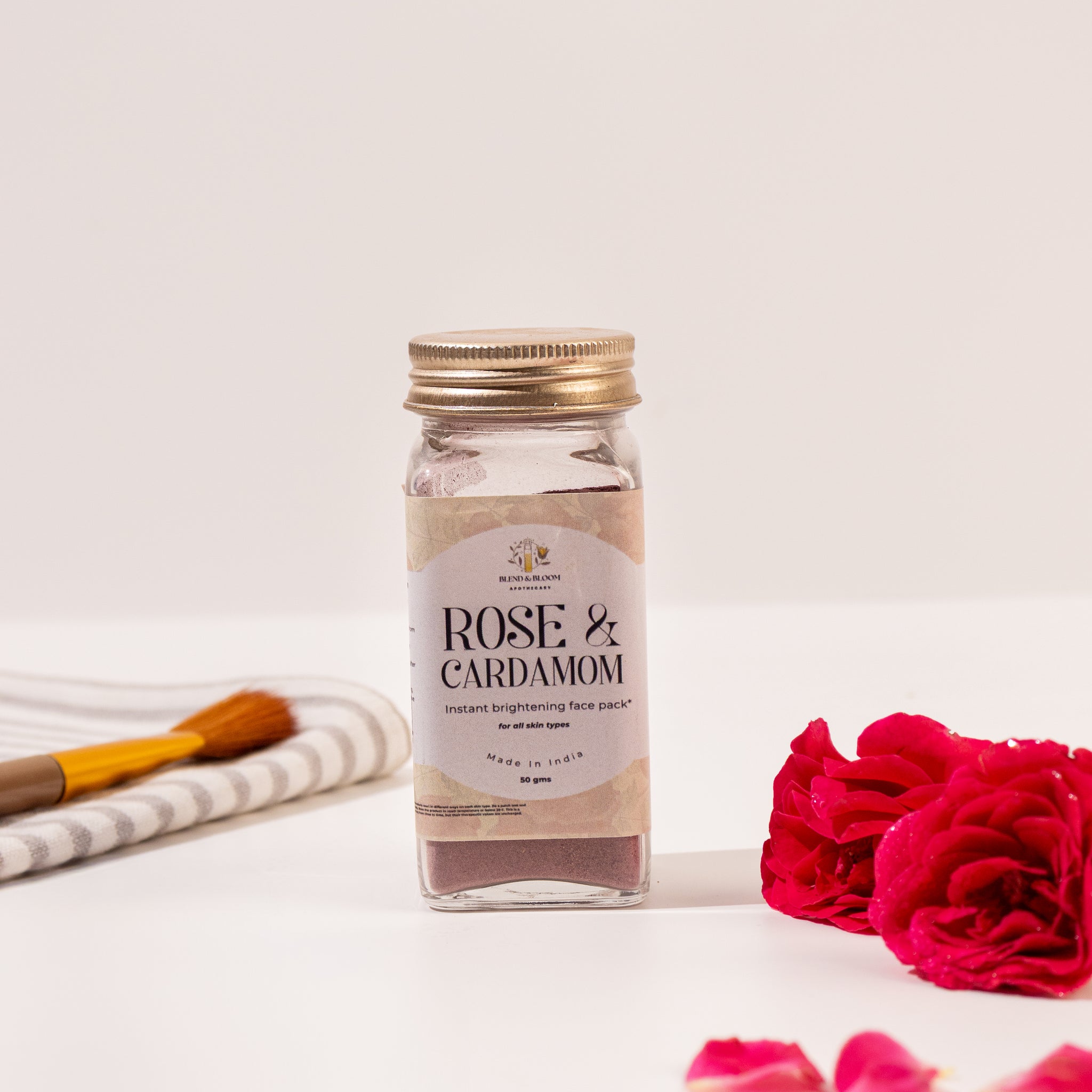 Rose & Cardamom - Instant Brightening Facepack