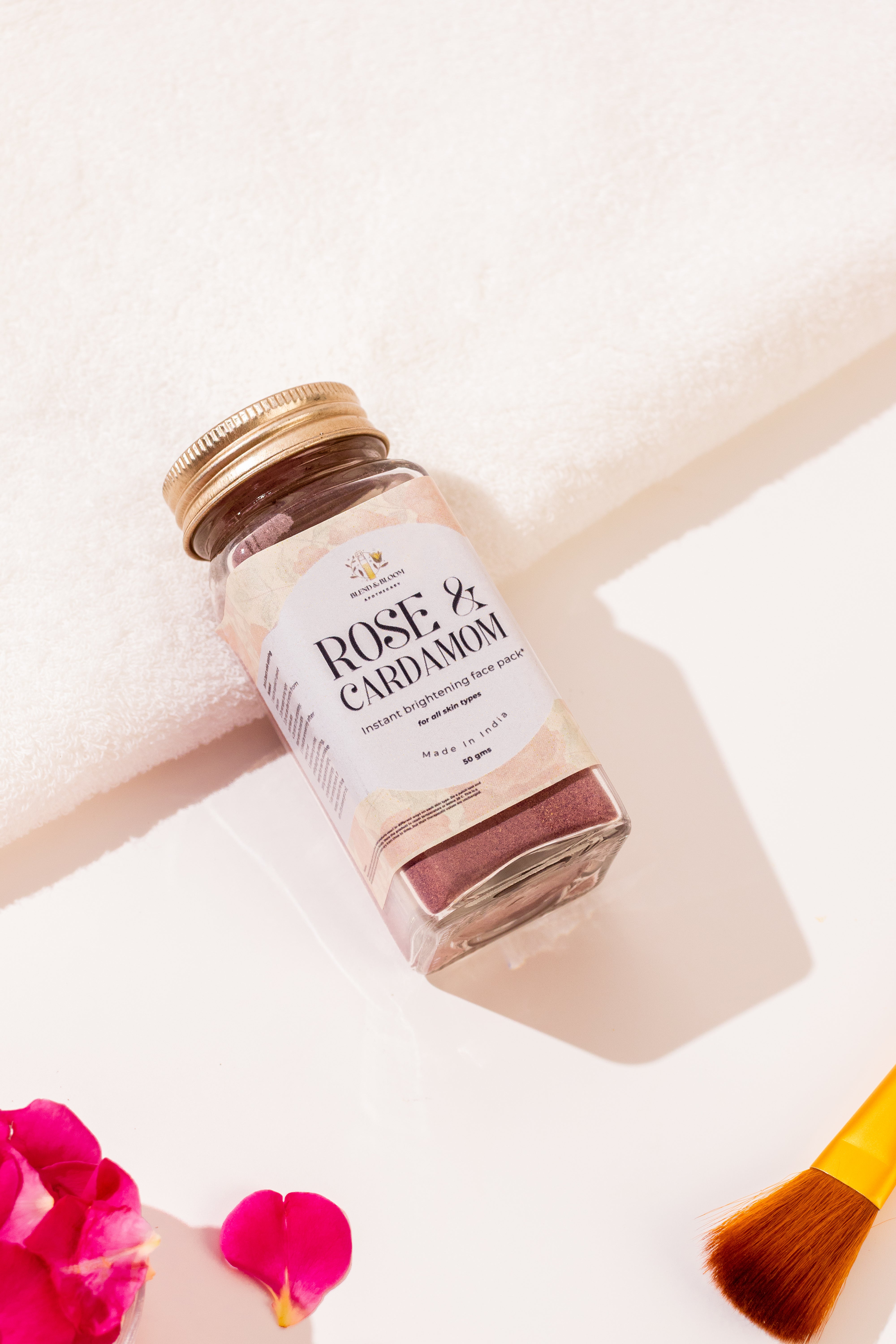 Rose & Cardamom - Instant Brightening Facepack