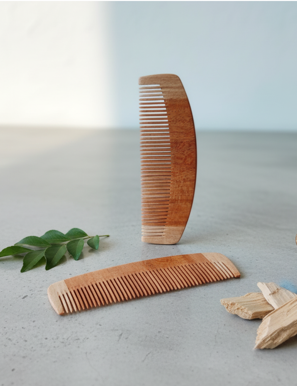 Neem Wood Comb - Detangling & Massaging