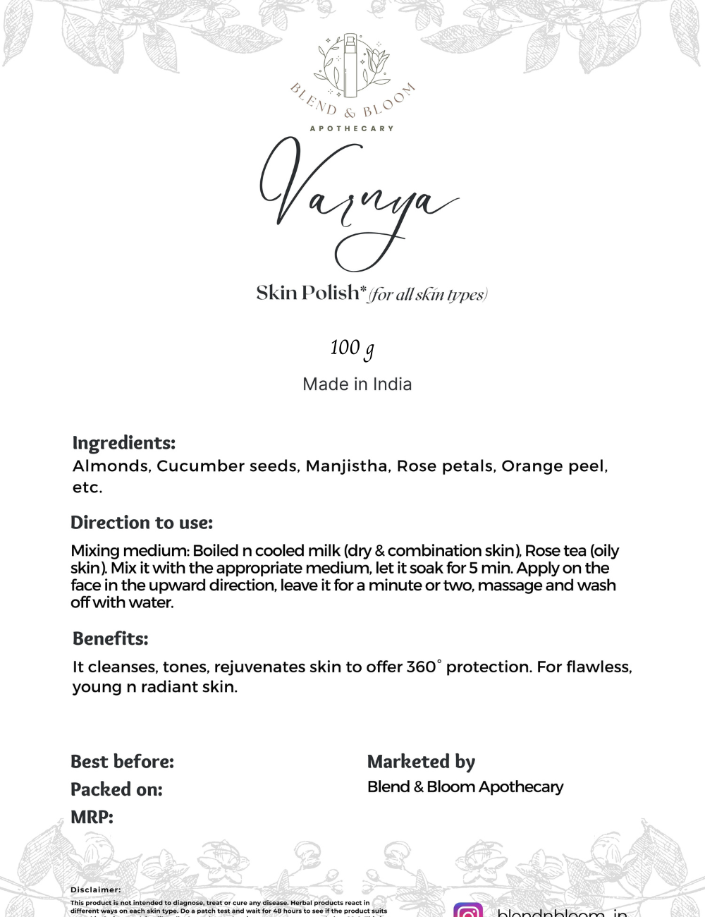 Varnya - Skin Polish | Daily Facial Cleanser