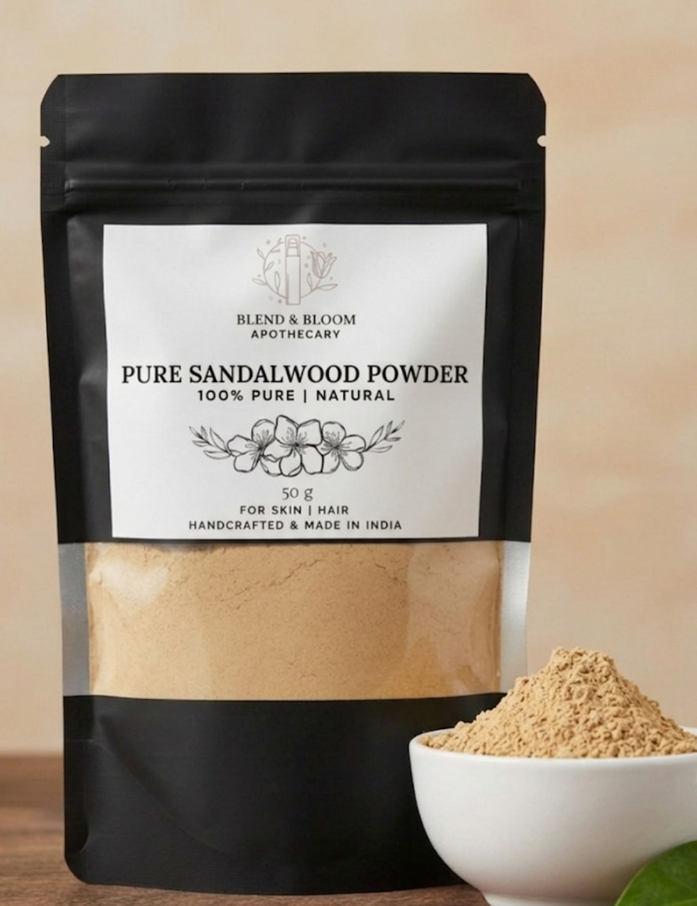 Pure Sandalwood Powder (HeartWood)